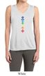Ladies Yoga Shirt Floral Chakras Sleeveless Moisture Wicking Tee