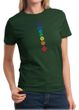 Ladies Yoga Shirt Floral Chakras Tee T-Shirt