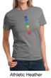Ladies Yoga Shirt Floral Chakras Tee T-Shirt