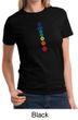 Ladies Yoga Shirt Floral Chakras Tee T-Shirt