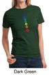 Ladies Yoga Shirt Floral Chakras Tee T-Shirt