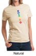 Ladies Yoga Shirt Floral Chakras Tee T-Shirt