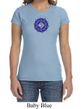 Ladies Yoga Shirt Floral Sahasrara Crewneck Tee T-Shirt