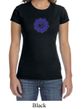 Ladies Yoga Shirt Floral Sahasrara Crewneck Tee T-Shirt