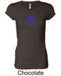Ladies Yoga Shirt Floral Sahasrara Longer Length Tee T-Shirt