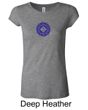Ladies Yoga Shirt Floral Sahasrara Longer Length Tee T-Shirt