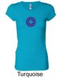 Ladies Yoga Shirt Floral Sahasrara Longer Length Tee T-Shirt