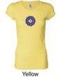 Ladies Yoga Shirt Floral Sahasrara Longer Length Tee T-Shirt