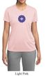 Ladies Yoga Shirt Floral Sahasrara Moisture Wicking Tee T-Shirt