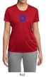 Ladies Yoga Shirt Floral Sahasrara Moisture Wicking Tee T-Shirt