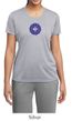 Ladies Yoga Shirt Floral Sahasrara Moisture Wicking Tee T-Shirt