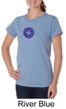 Ladies Yoga Shirt Floral Sahasrara Organic Tee T-Shirt