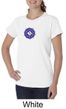 Ladies Yoga Shirt Floral Sahasrara Organic Tee T-Shirt