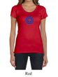 Ladies Yoga Shirt Floral Sahasrara Scoop Neck Tee T-Shirt