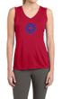 Ladies Yoga Shirt Floral Sahasrara Sleeveless Moisture Wicking Tee