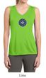 Ladies Yoga Shirt Floral Sahasrara Sleeveless Moisture Wicking Tee