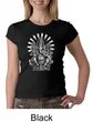Ladies Yoga Shirt Ganesha Crewneck Tee T-shirt