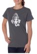 Ladies Yoga Shirt Ganesha Head Organic Tee T-Shirt