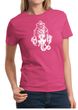 Ladies Yoga Shirt Ganesha Head Tee T-Shirt