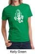 Ladies Yoga Shirt Ganesha Head Tee T-Shirt