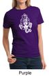 Ladies Yoga Shirt Ganesha Head Tee T-Shirt