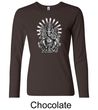 Ladies Yoga Shirt Ganesha Long Sleeve