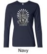 Ladies Yoga Shirt Ganesha Long Sleeve