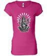 Ladies Yoga Shirt Ganesha Longer Length Tee T-shirt