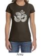 Ladies Yoga Shirt Ganesha OM Crewneck Tee T-Shirt