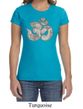 Ladies Yoga Shirt Ganesha OM Crewneck Tee T-Shirt