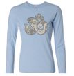 Ladies Yoga Shirt Ganesha OM Long Sleeve Tee T-Shirt