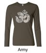 Ladies Yoga Shirt Ganesha OM Long Sleeve Tee T-Shirt