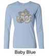 Ladies Yoga Shirt Ganesha OM Long Sleeve Tee T-Shirt