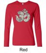 Ladies Yoga Shirt Ganesha OM Long Sleeve Tee T-Shirt