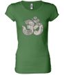 Ladies Yoga Shirt Ganesha OM Longer Length Tee T-Shirt