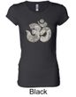 Ladies Yoga Shirt Ganesha OM Longer Length Tee T-Shirt