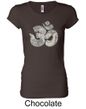 Ladies Yoga Shirt Ganesha OM Longer Length Tee T-Shirt