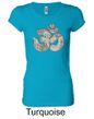Ladies Yoga Shirt Ganesha OM Longer Length Tee T-Shirt