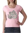 Ladies Yoga Shirt Ganesha OM Scoop Neck Tee T-Shirt