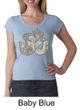 Ladies Yoga Shirt Ganesha OM Scoop Neck Tee T-Shirt