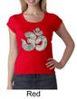 Ladies Yoga Shirt Ganesha OM Scoop Neck Tee T-Shirt