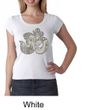 Ladies Yoga Shirt Ganesha OM Scoop Neck Tee T-Shirt