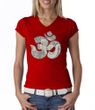 Ladies Yoga Shirt Ganesha OM V-neck Tee T-Shirt