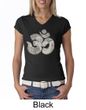 Ladies Yoga Shirt Ganesha OM V-neck Tee T-Shirt