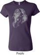 Ladies Yoga Shirt Ganesha Profile Crewneck Tee T-Shirt