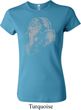 Ladies Yoga Shirt Ganesha Profile Crewneck Tee T-Shirt