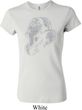 Ladies Yoga Shirt Ganesha Profile Crewneck Tee T-Shirt