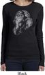 Ladies Yoga Shirt Ganesha Profile Long Sleeve Tee T-Shirt
