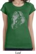 Ladies Yoga Shirt Ganesha Profile Longer Length Tee T-Shirt