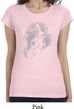 Ladies Yoga Shirt Ganesha Profile Longer Length Tee T-Shirt